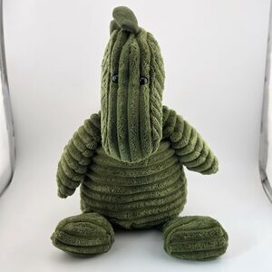 Jellycat CORDY ROY Green Dinosaur RIBBED Soft Plush Dino Stegosaurus Toy 14”